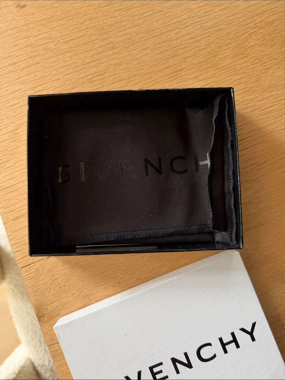 Givenchy Black Textured Leather Card Holder